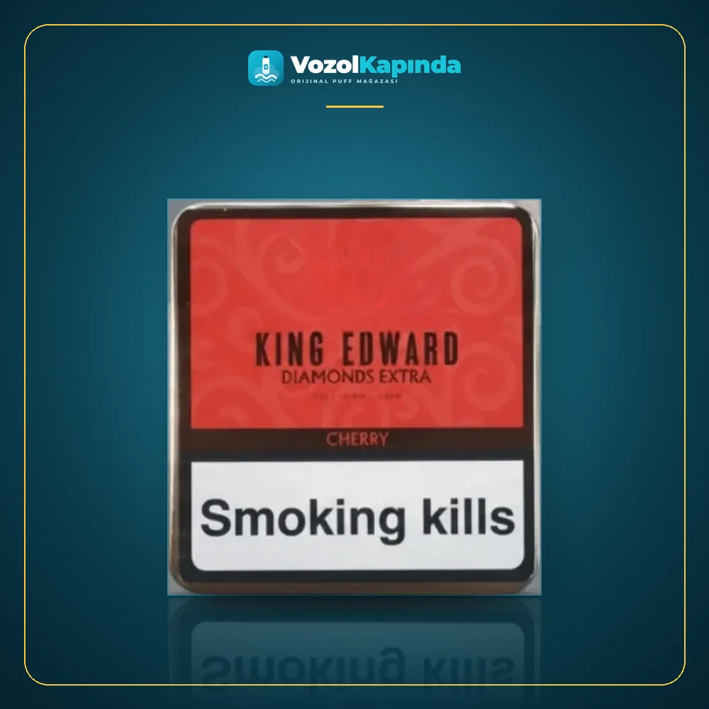 King Edward Diamonds Extra Cherry sigarillo 10’s Paket Görünümü King Edward Diamonds Extra Cherry sigarillo 10’s paket görünümü
