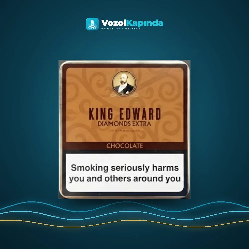 King Edward Diamonds Extra Chocolate sigarillo 10’s Sipariş King Edward Diamonds Extra Chocolate sigarillo 10’s, Vozol Kapında orijinal sigarillo