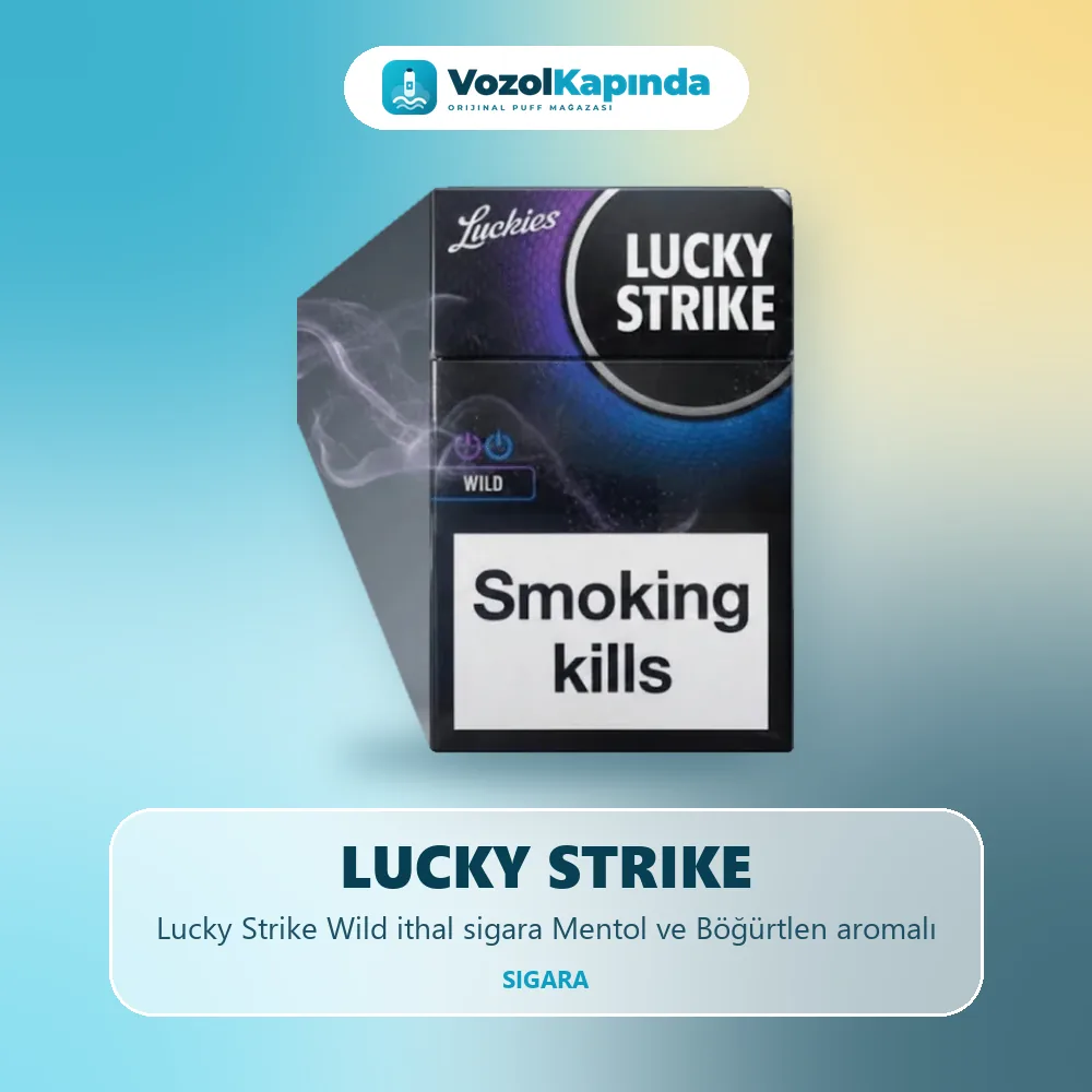 Lucky Strike Wild ithal sigara Mentol ve Böğürtlen aromalı Sipariş Bilgileri Lucky Strike Wild ithal sigara Mentol ve Böğürtlen aromalı sipariş avantajları: kapıda ödeme ve gizli paket