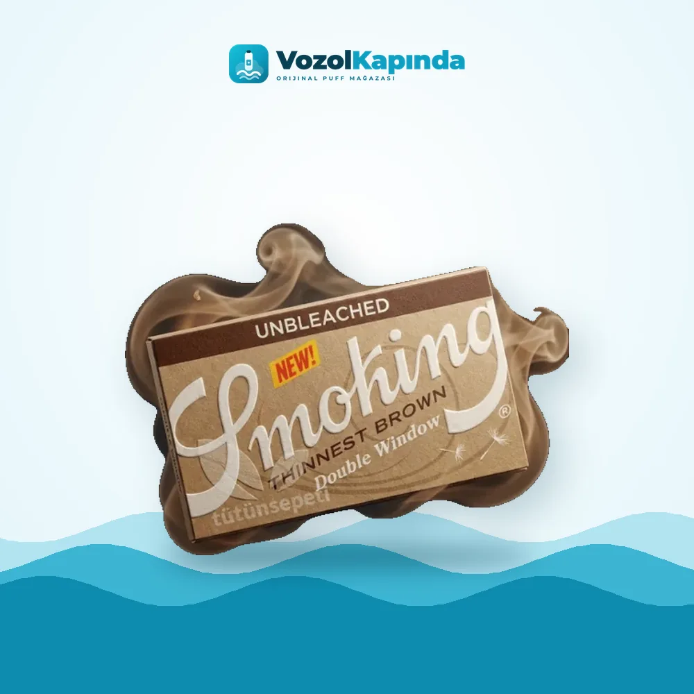 Smoking Thinnest Brown Double Window Regular sarma kağıdı Orijinal Ambalaj Smoking Thinnest Brown Double Window Regular sarma kağıdı ürün görseli, orijinal sarma kağıdı