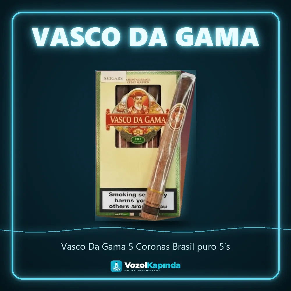 Vasco Da Gama 5 Coronas Brasil puro 5’s sipariş avantajları: kapıda ödeme ve gizli paket