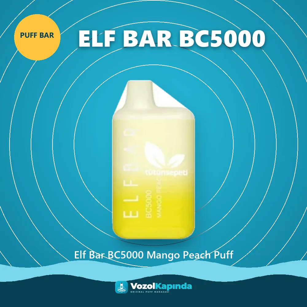 Elf Bar BC5000 Mango Peach Puff sipariş avantajları: kapıda ödeme ve gizli paket