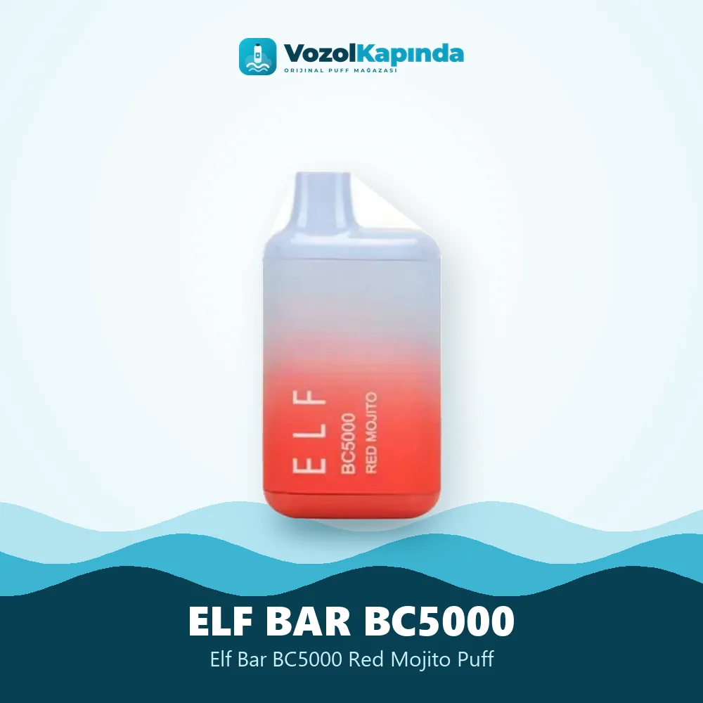 Elf Bar BC5000 Red Mojito Puff Sipariş Bilgileri Elf Bar BC5000 Red Mojito Puff özellikleri: orijinal ürün, kapıda ödeme, gizli paket