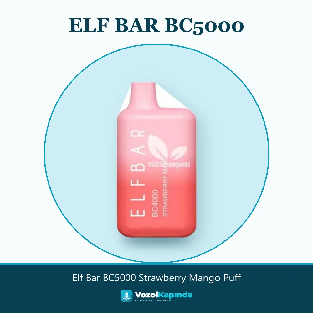 Elf Bar BC5000 Strawberry Mango Puff Sipariş Bilgileri Elf Bar BC5000 Strawberry Mango Puff sipariş avantajları: kapıda ödeme ve gizli paket