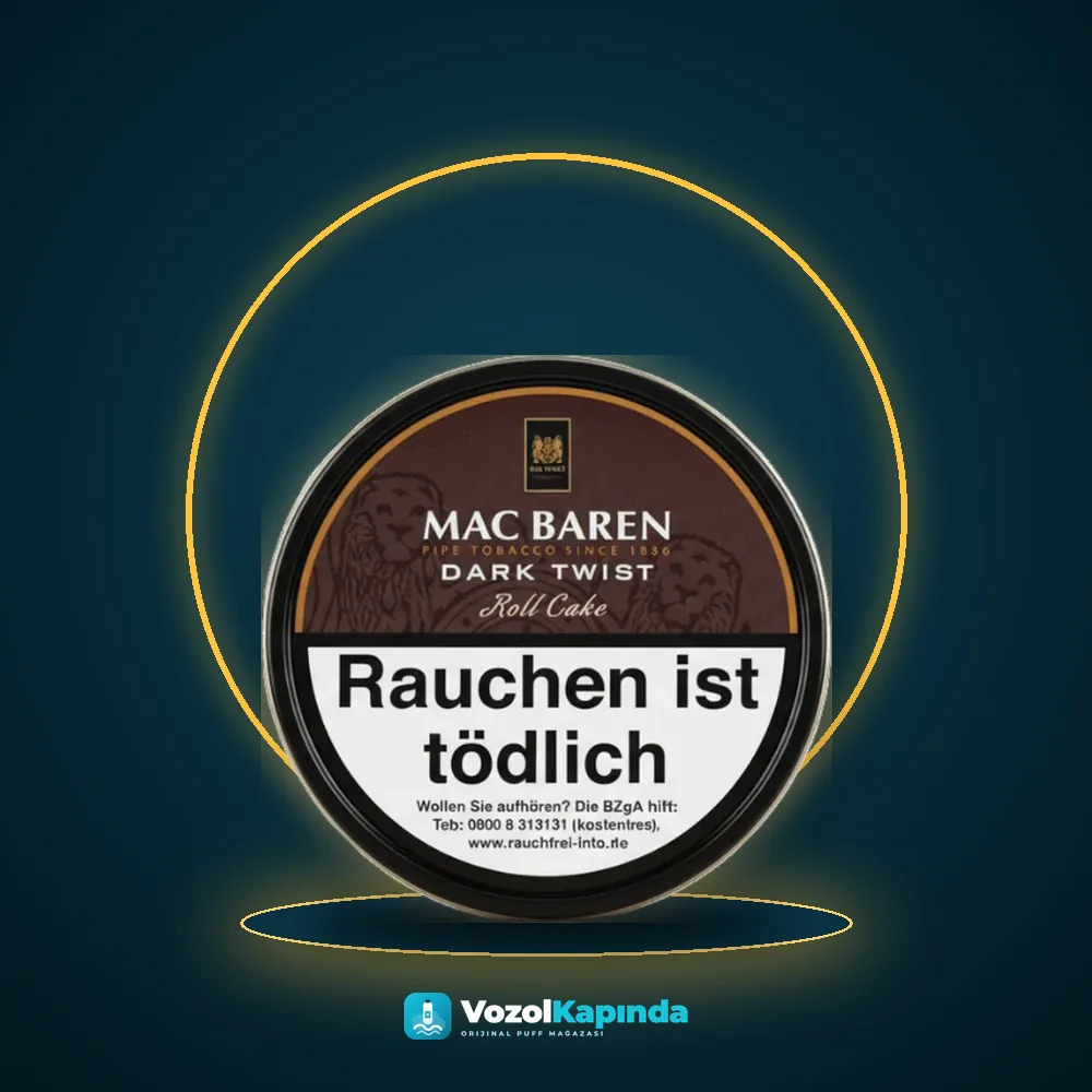 Mac Baren Dark Twist Pipo Tütünü Satın Al Mac Baren Dark Twist Pipo Tütünü, Vozol Kapında orijinal pipo tütünü