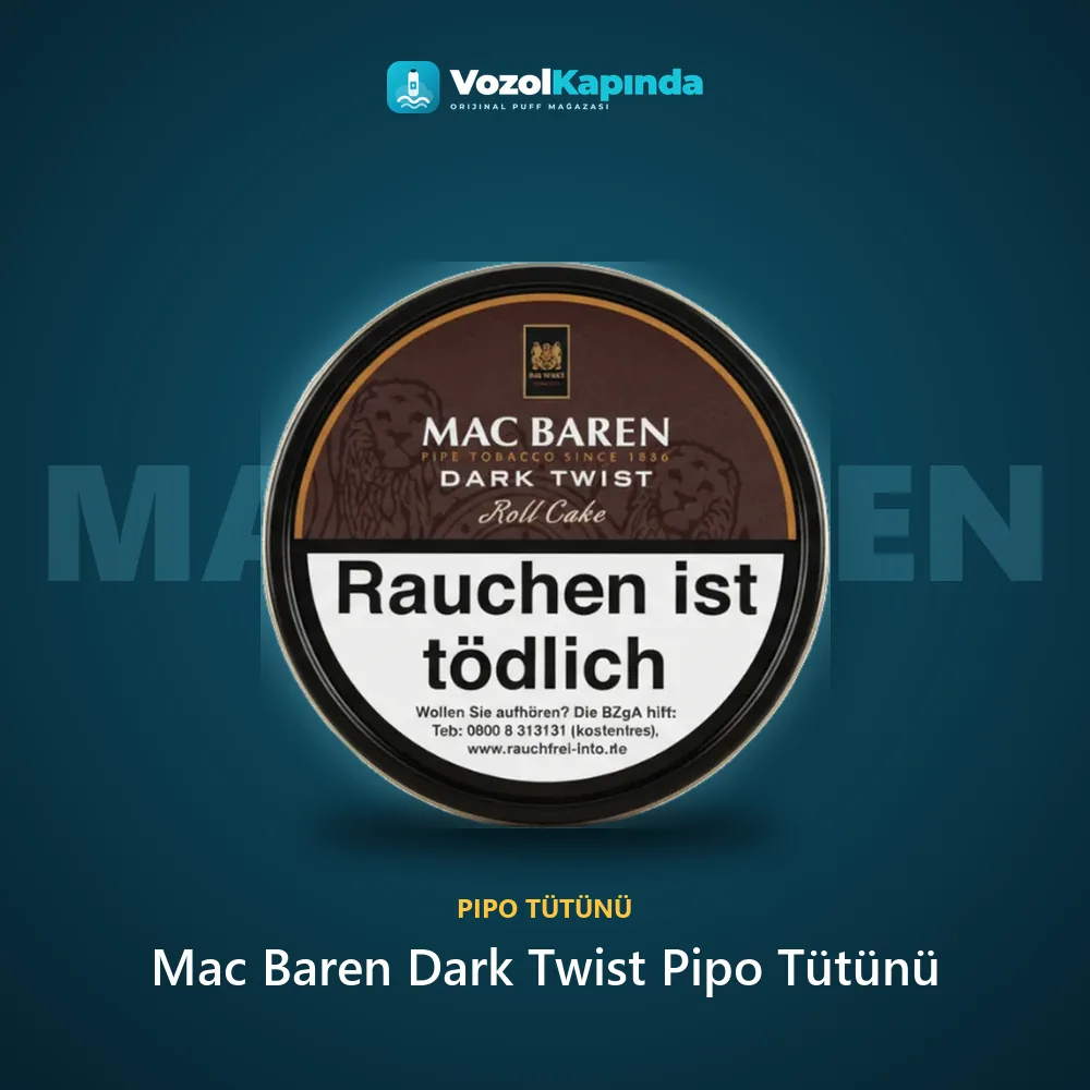 Mac Baren Dark Twist Pipo Tütünü Özellikleri Mac Baren Dark Twist Pipo Tütünü sipariş avantajları: kapıda ödeme ve gizli paket