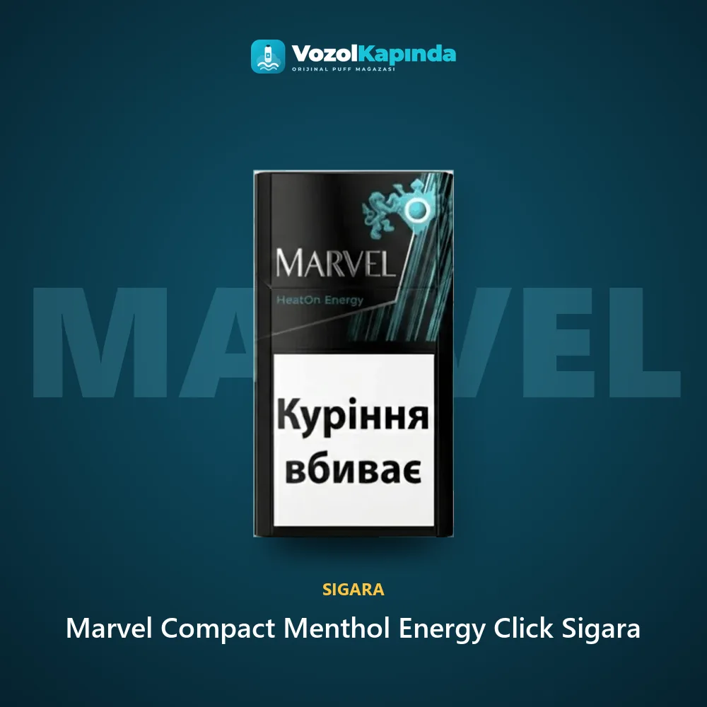 Marvel Compact Menthol Energy Click Sigara Sipariş Bilgileri Marvel Compact Menthol Energy Click Sigara özellikleri: orijinal ürün, kapıda ödeme, gizli paket