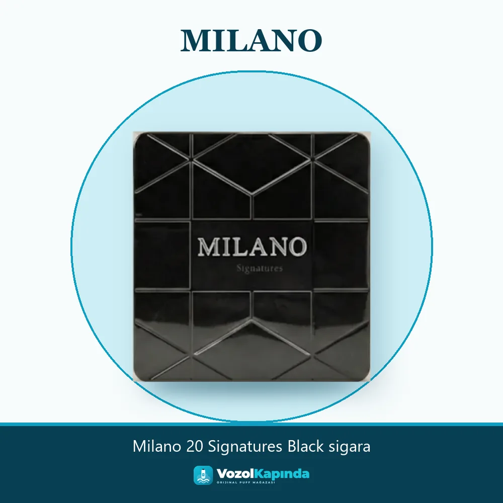Milano 20 Signatures Black sigara Sipariş Bilgileri Milano 20 Signatures Black sigara sipariş avantajları: kapıda ödeme ve gizli paket