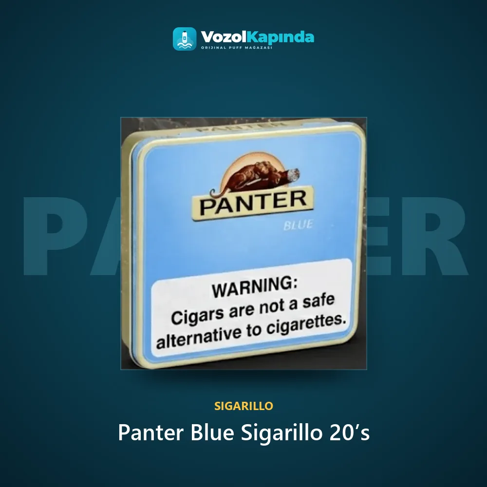 Panter Blue Sigarillo 20’s bilgi kartı, orijinal sigarillo