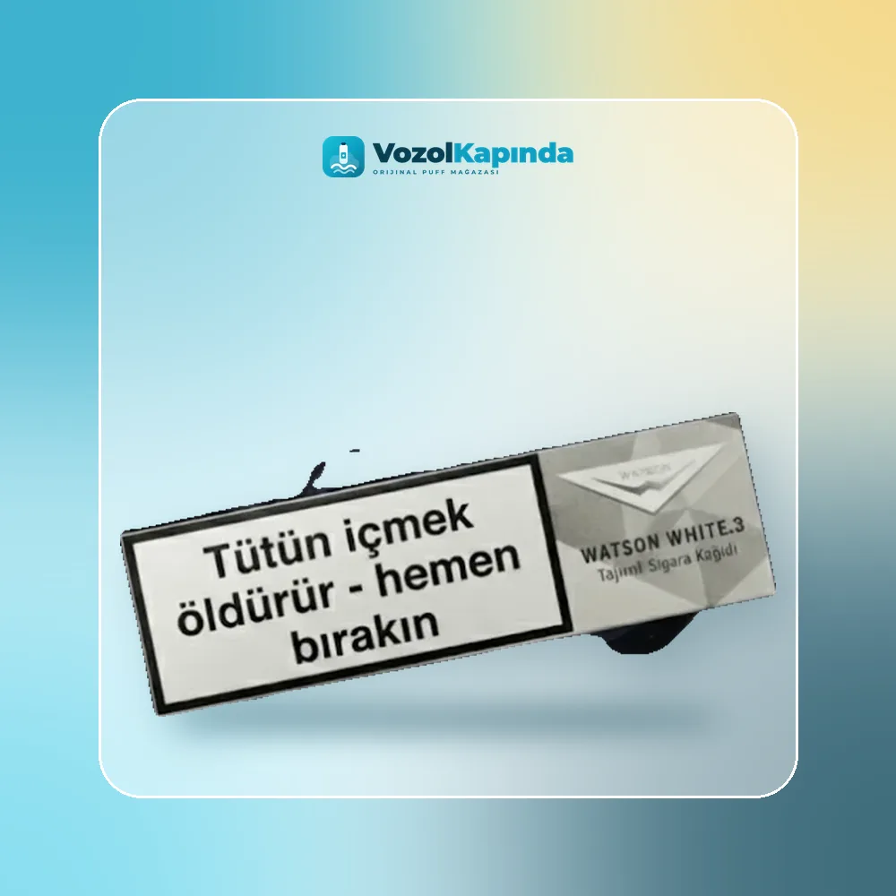 Watson White No3 Sigara Sarma Kağıdı Orijinal Ambalaj Watson White No3 Sigara Sarma Kağıdı paket görünümü