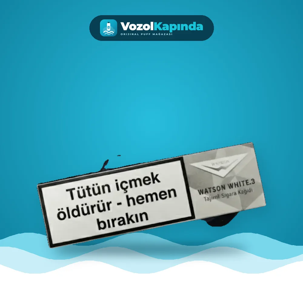Watson White No3 Sigara Sarma Kağıdı Sipariş Watson White No3 Sigara Sarma Kağıdı, Vozol Kapında orijinal sarma kağıdı