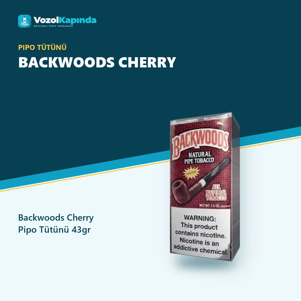 Backwoods Cherry Pipo Tütünü 43gr Özellikleri Backwoods Cherry Pipo Tütünü 43gr özellikleri: orijinal ürün, kapıda ödeme, gizli paket