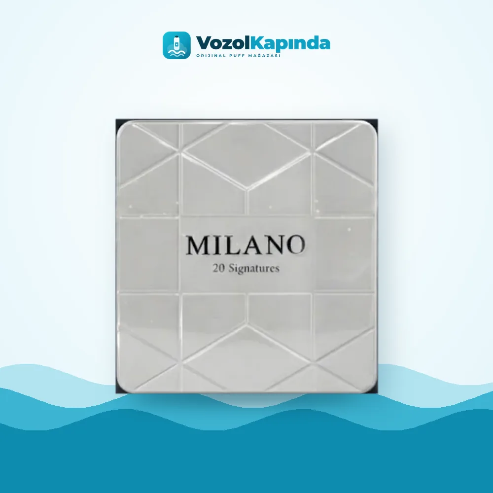 Milano 20 Signatures White sigara ön yüz görseli, orijinal ambalaj