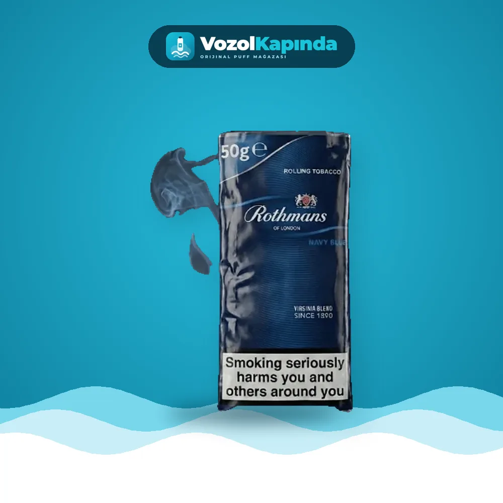 Rothmans Virginia Blend Navy Blue ithal tütün 50gr Fiyatı Rothmans Virginia Blend Navy Blue ithal tütün 50gr fiyatı ve siparişi, Vozol Kapında
