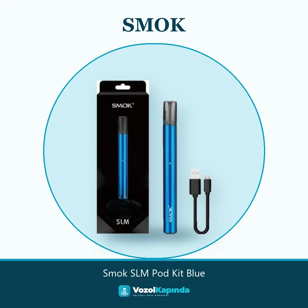 Smok SLM Pod Kit Blue Sipariş Bilgileri Smok SLM Pod Kit Blue sipariş avantajları: kapıda ödeme ve gizli paket