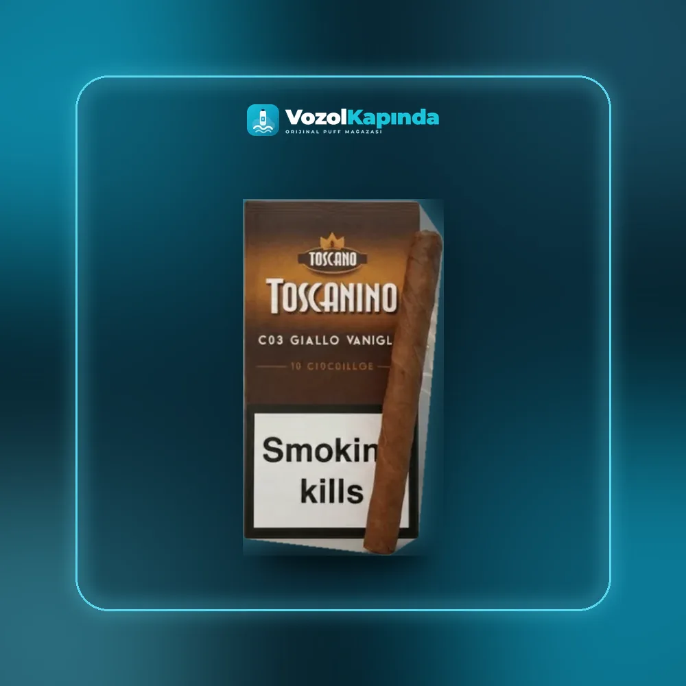 Toscanino Giallo Vaniglia Puro 10’s Sipariş Toscanino Giallo Vaniglia Puro 10’s satın al, Vozol Kapında