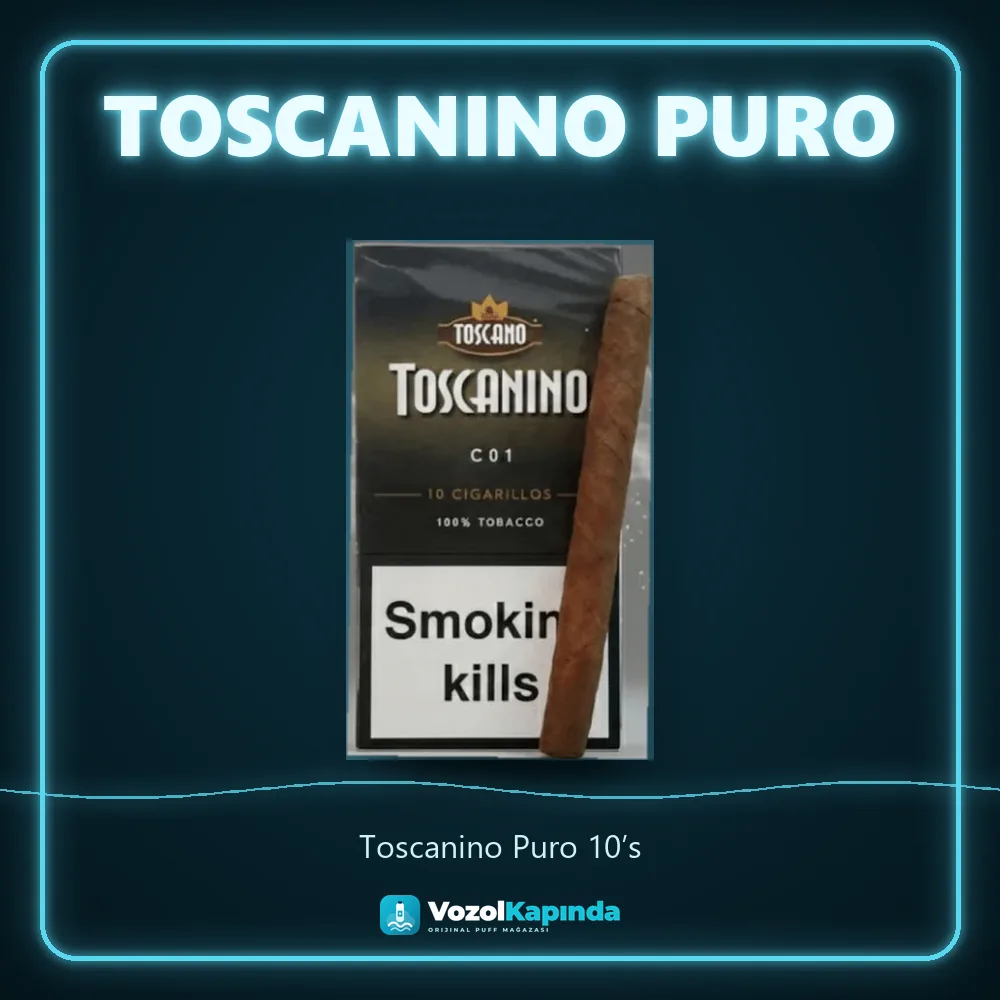 Toscanino Puro 10’s özellikleri: orijinal ürün, kapıda ödeme, gizli paket