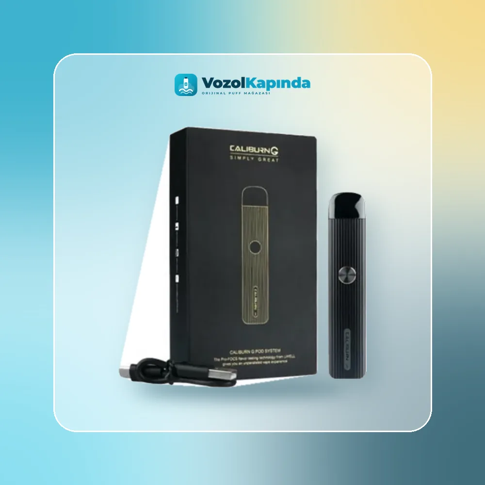 UWELL Caliburn G Pod Elektronik sigara 18W ön yüz görseli, orijinal ambalaj