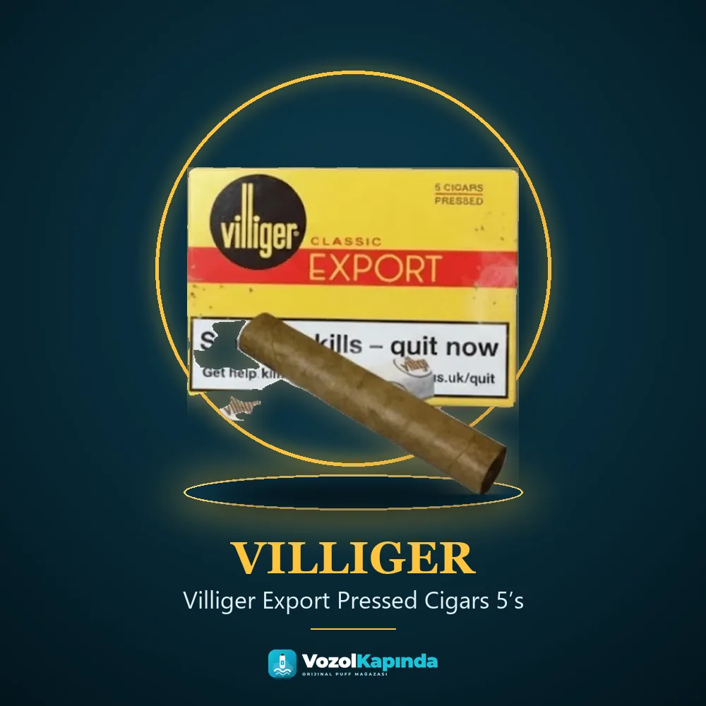 Villiger Export Pressed Cigars 5’s sipariş avantajları: kapıda ödeme ve gizli paket