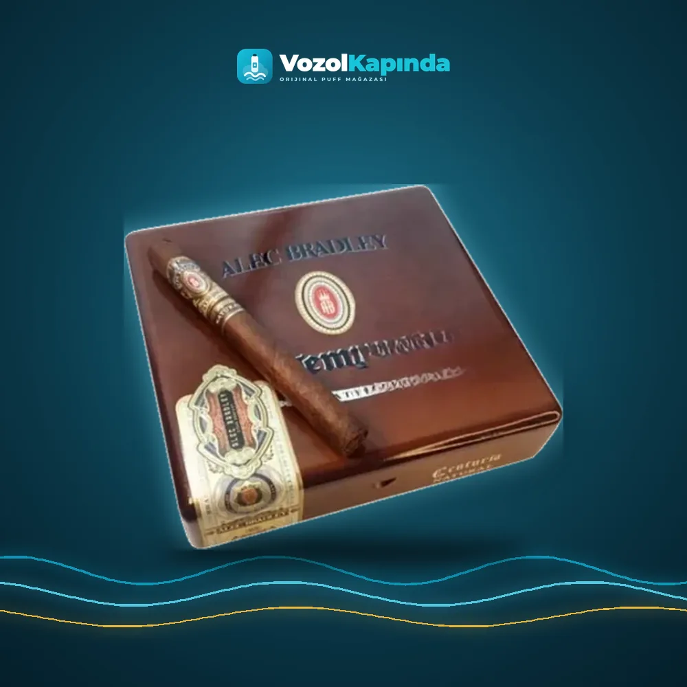 Alec Bradley The Tempus Natural Centuria Puro 24’s Ahşap Kutu, Vozol Kapında orijinal puro