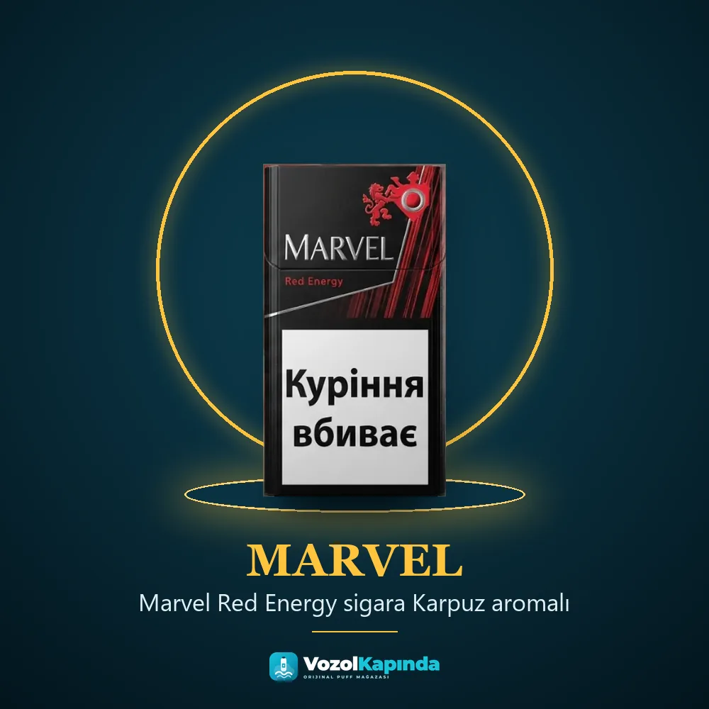 Marvel Red Energy sigara Karpuz aromalı özellikleri: orijinal ürün, kapıda ödeme, gizli paket