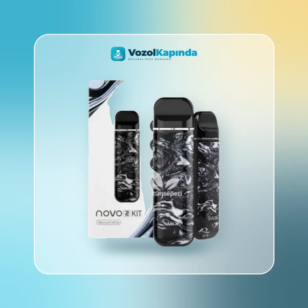 Smok Novo 2 Kit Elektronik Sigara 30ml Likit Hediyeli paket görünümü
