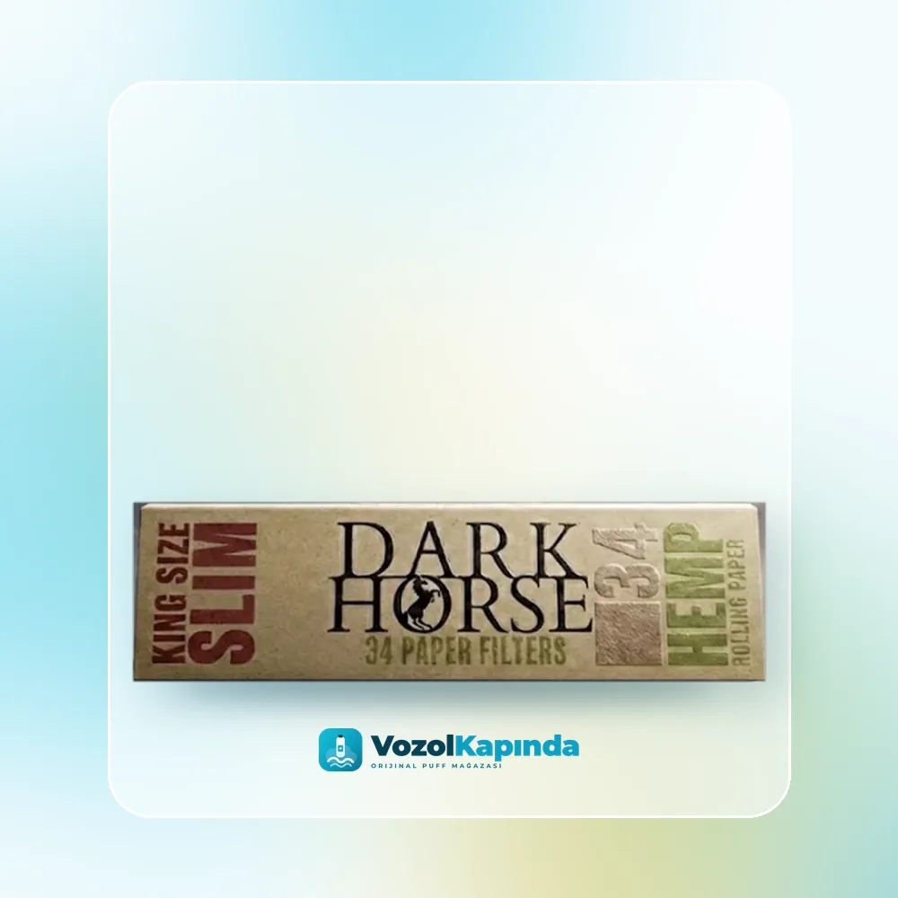 Dark Horse 34 Hemp King Size Slim kağıt Zıvanalı Sipariş Dark Horse 34 Hemp King Size Slim kağıt Zıvanalı satın al, Vozol Kapında