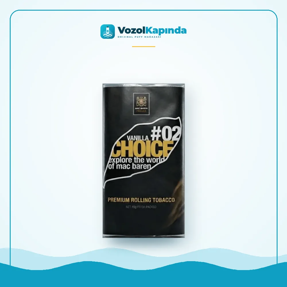 Mac Baren Vanilla Choice sarma tütünü 40gr Satın Al Mac Baren Vanilla Choice sarma tütünü 40gr satın al, Vozol Kapında
