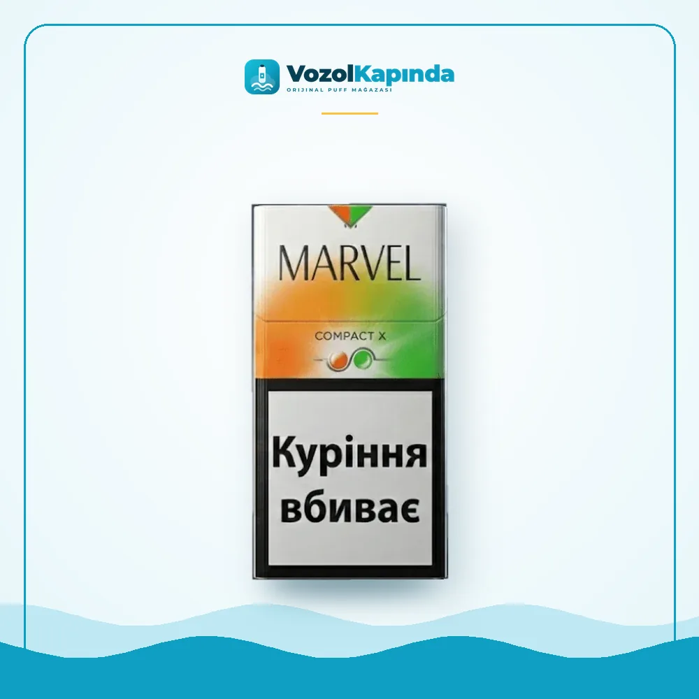 Marvel Compact X sigara Mandalina ve Elma aromalı fiyatı ve siparişi, Vozol Kapında