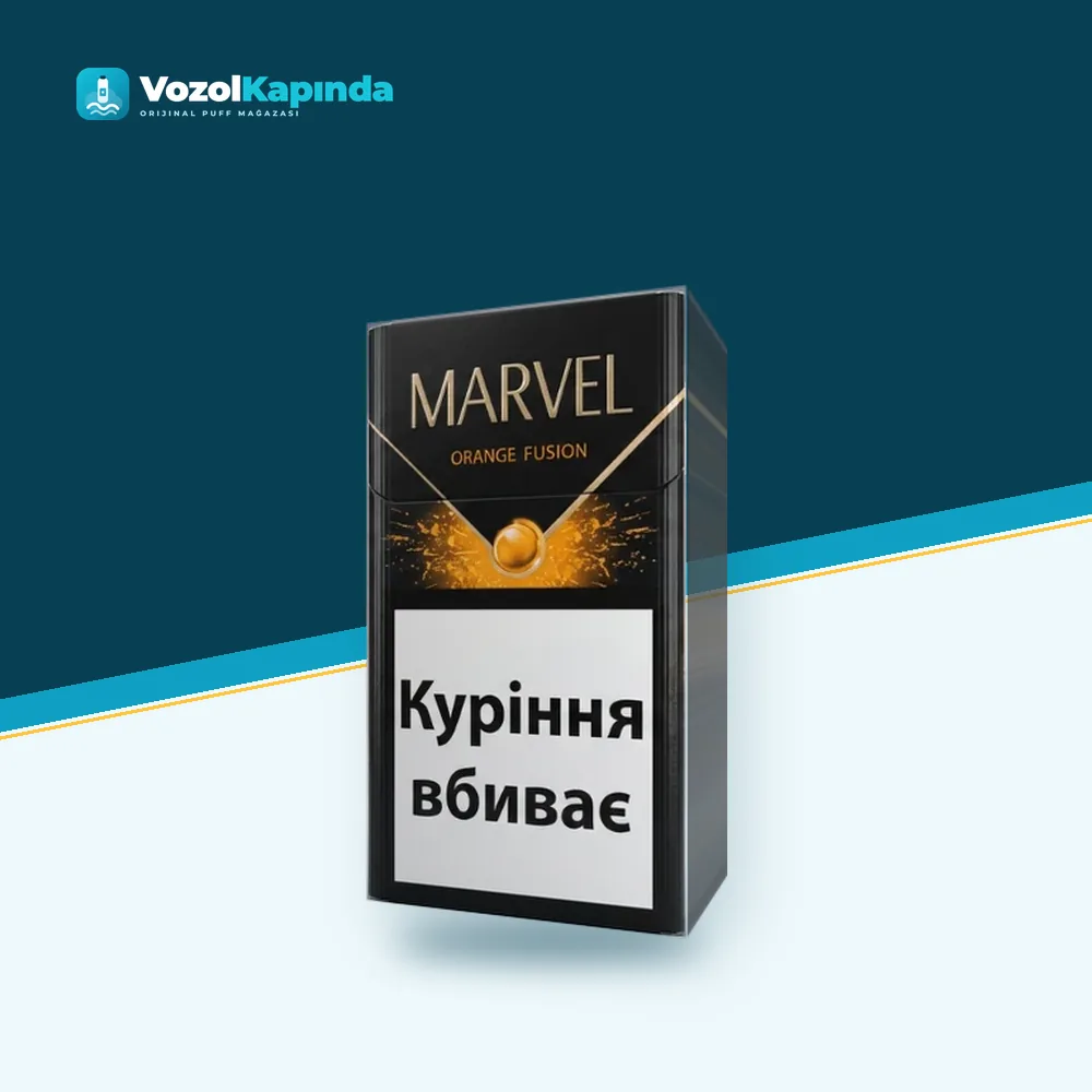 Marvel Orange Fusion Click Sigarillo Portakal aromalı Ürün Görseli Marvel Orange Fusion Click Sigarillo Portakal aromalı ürün görseli, orijinal sigarillo