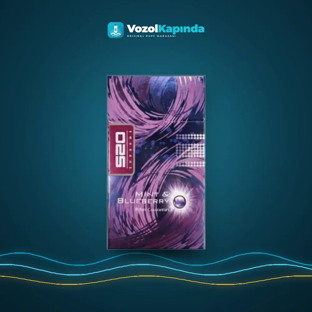 520 Mint Blueberry Kalpli Sigara Superslim Click Sipariş 520 Mint Blueberry Kalpli Sigara Superslim Click, Vozol Kapında orijinal sigara