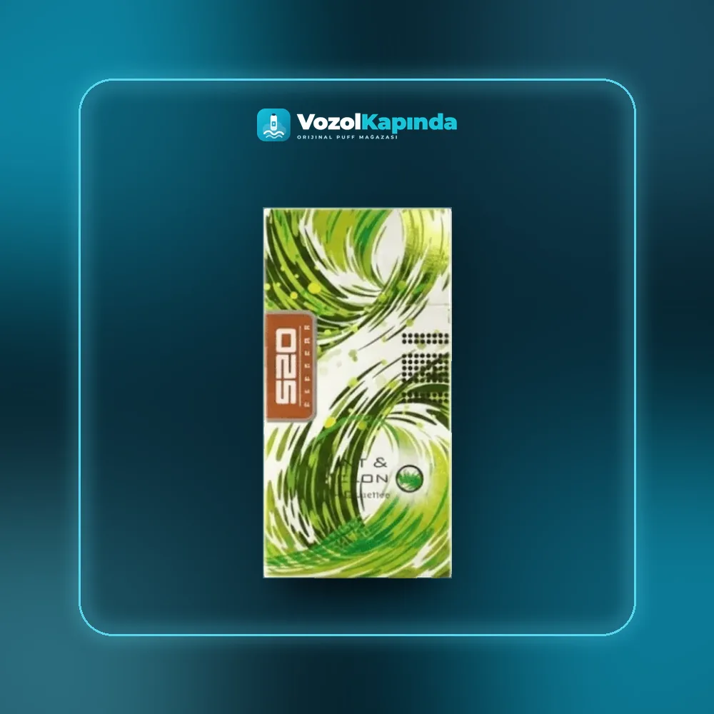 520 Mint & Melon Superslim Kalpli Sigara Click Sipariş 520 Mint & Melon Superslim Kalpli Sigara Click, Vozol Kapında orijinal sigara