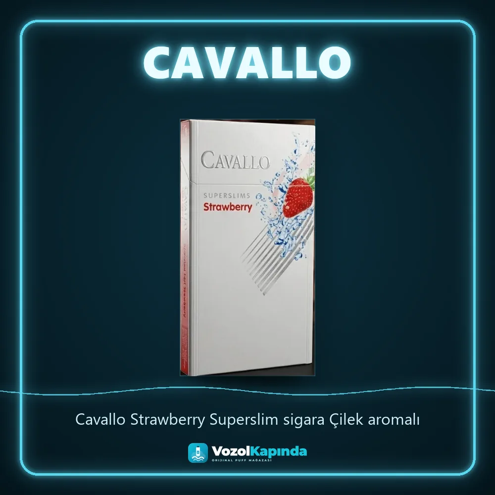 Cavallo Strawberry Superslim sigara Çilek aromalı Sipariş Bilgileri Cavallo Strawberry Superslim sigara Çilek aromalı özellikleri: orijinal ürün, kapıda ödeme, gizli paket