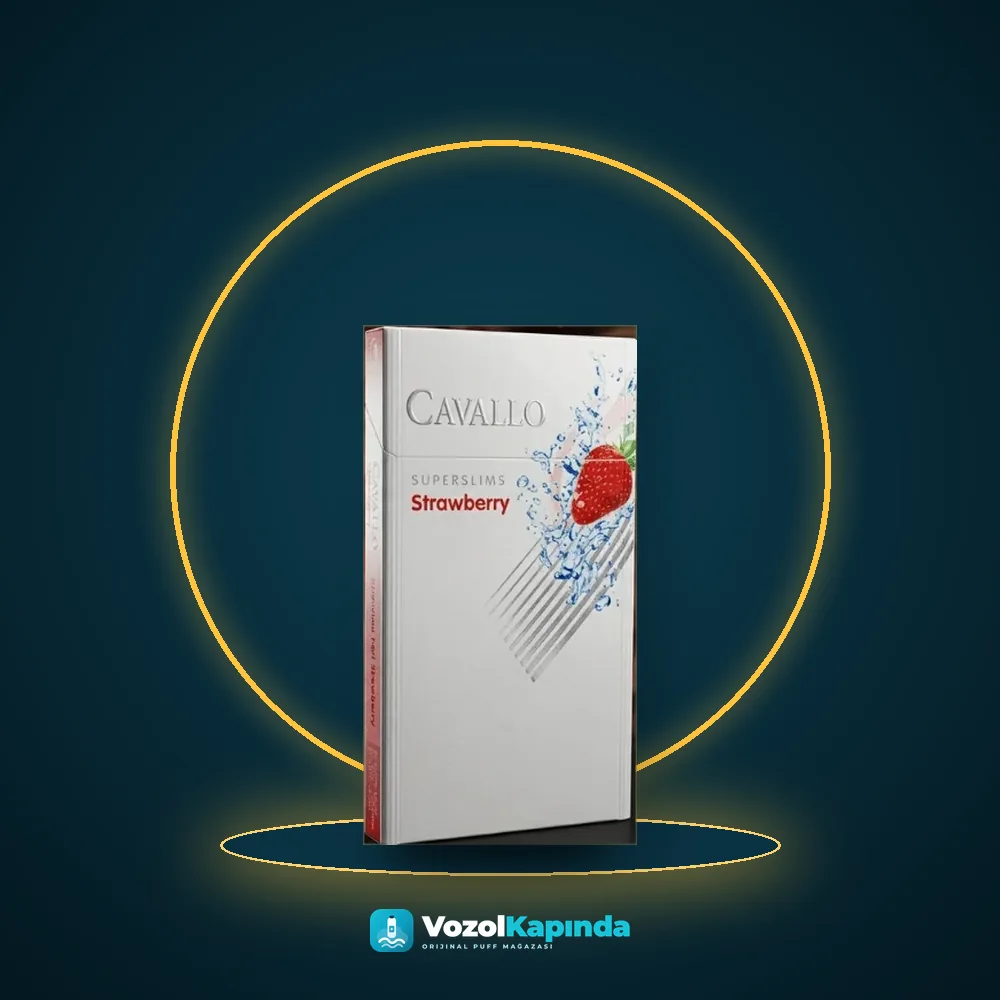 Cavallo Strawberry Superslim sigara Çilek aromalı Satın Al Cavallo Strawberry Superslim sigara Çilek aromalı satın al, Vozol Kapında