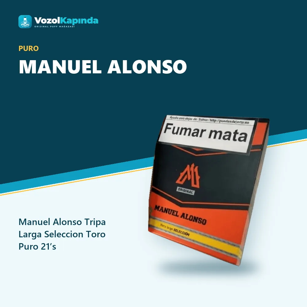 Manuel Alonso Tripa Larga Seleccion Toro Puro 21’s sipariş avantajları: kapıda ödeme ve gizli paket