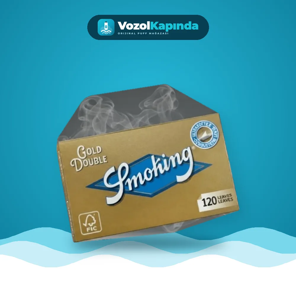 Smoking Double Gold sarma kağıdı 120 adet Satın Al Smoking Double Gold sarma kağıdı 120 adet, Vozol Kapında orijinal sarma kağıdı