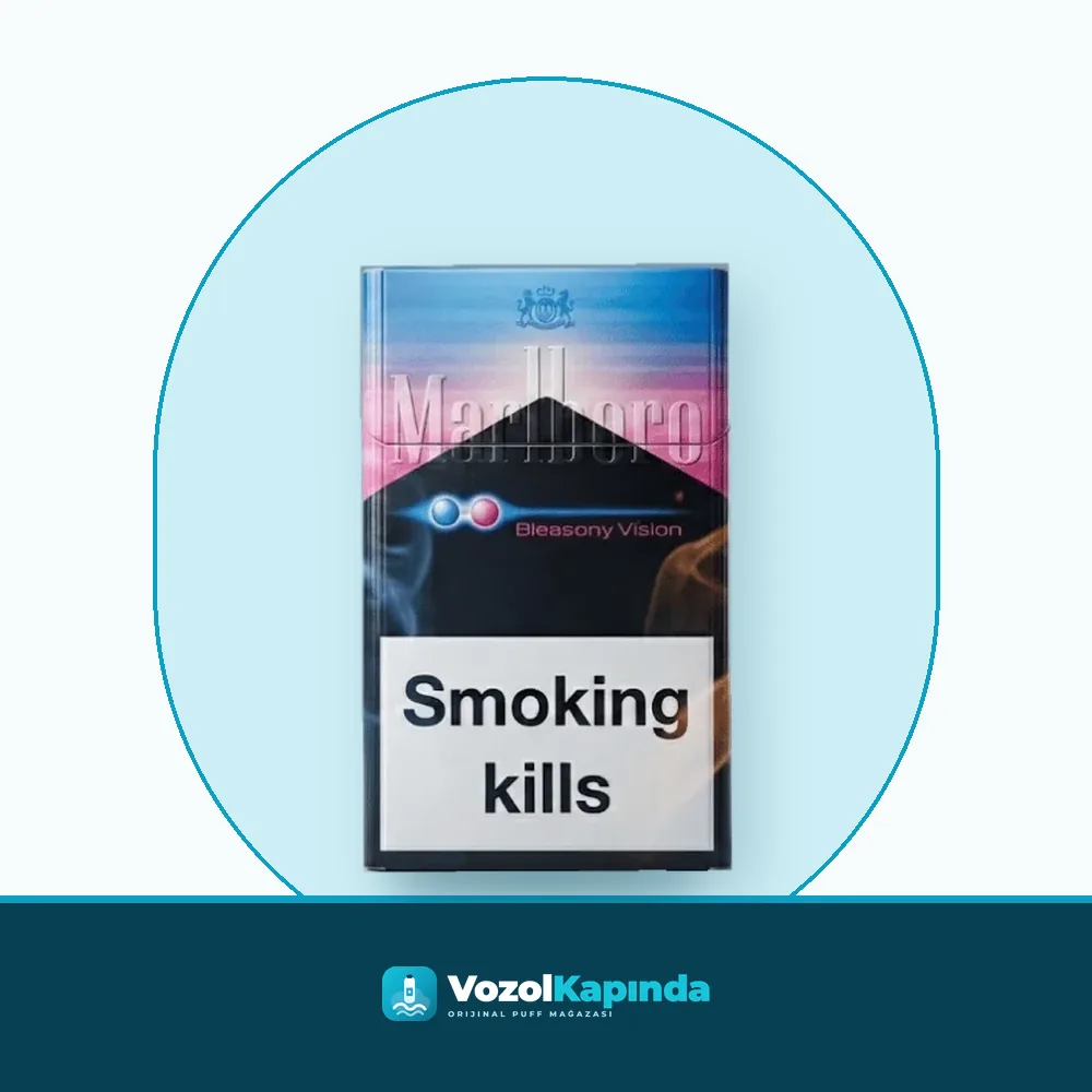 Marlboro Vista Blossom Fusion Kiraz çiçeği ve Mentol paket görünümü
