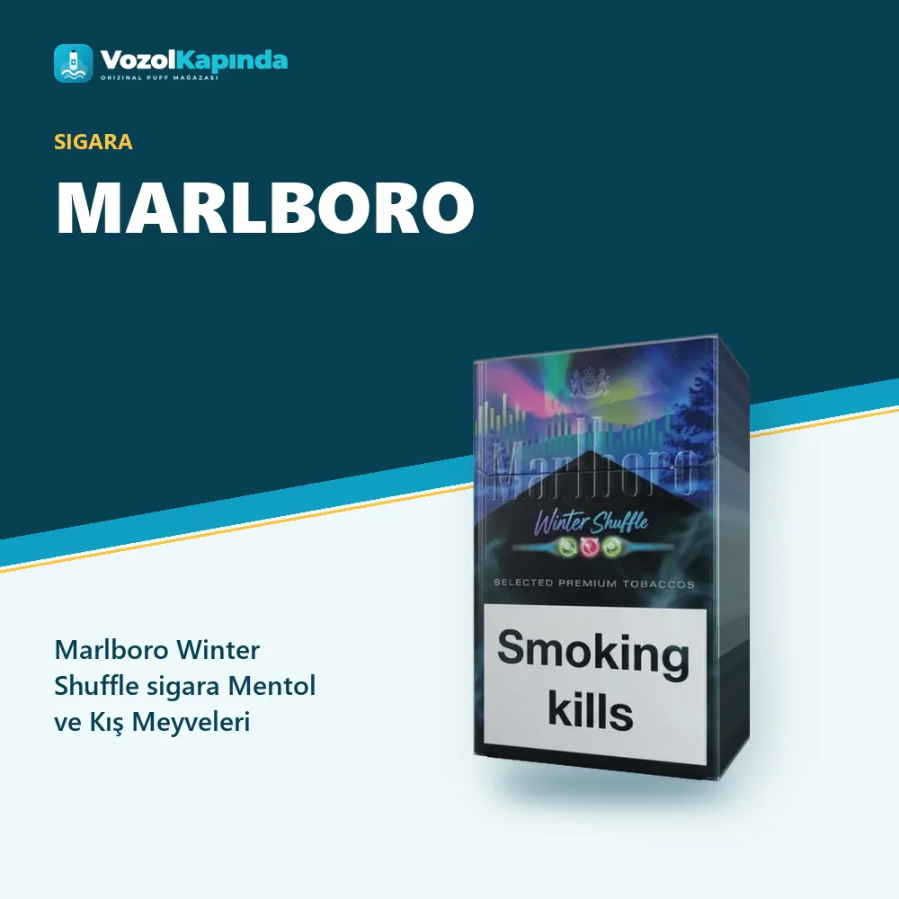 Marlboro Winter Shuffle sigara Mentol ve Kış Meyveleri Bilgi Kartı Marlboro Winter Shuffle sigara Mentol ve Kış Meyveleri sipariş avantajları: kapıda ödeme ve gizli paket