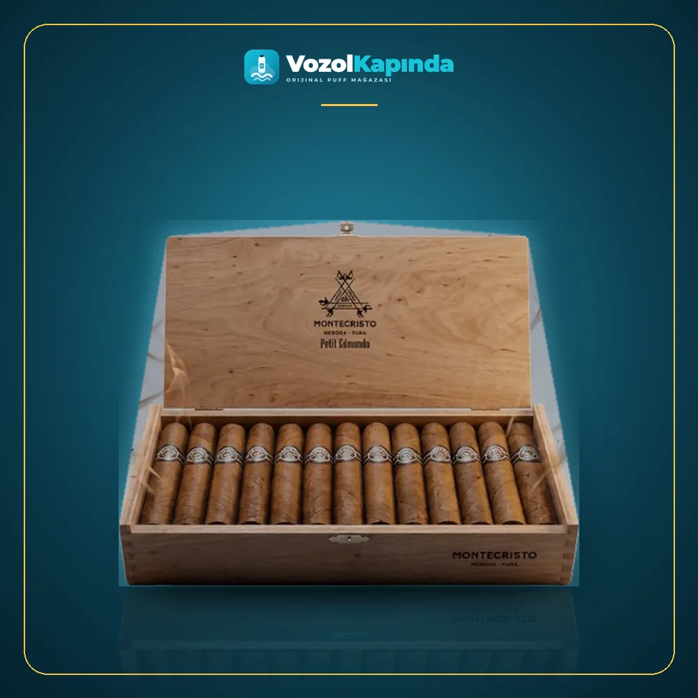 Montecristo Petit Edmundo Puro 25’s DOMİNİC Ürün Görseli Montecristo Petit Edmundo Puro 25’s DOMİNİC ürün görseli, orijinal puro