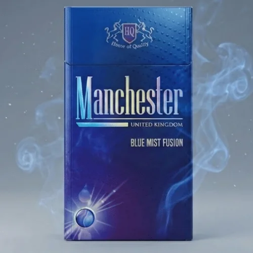 Manchester Blue Mist Fusion sigara – Yabanmersini ve Nane