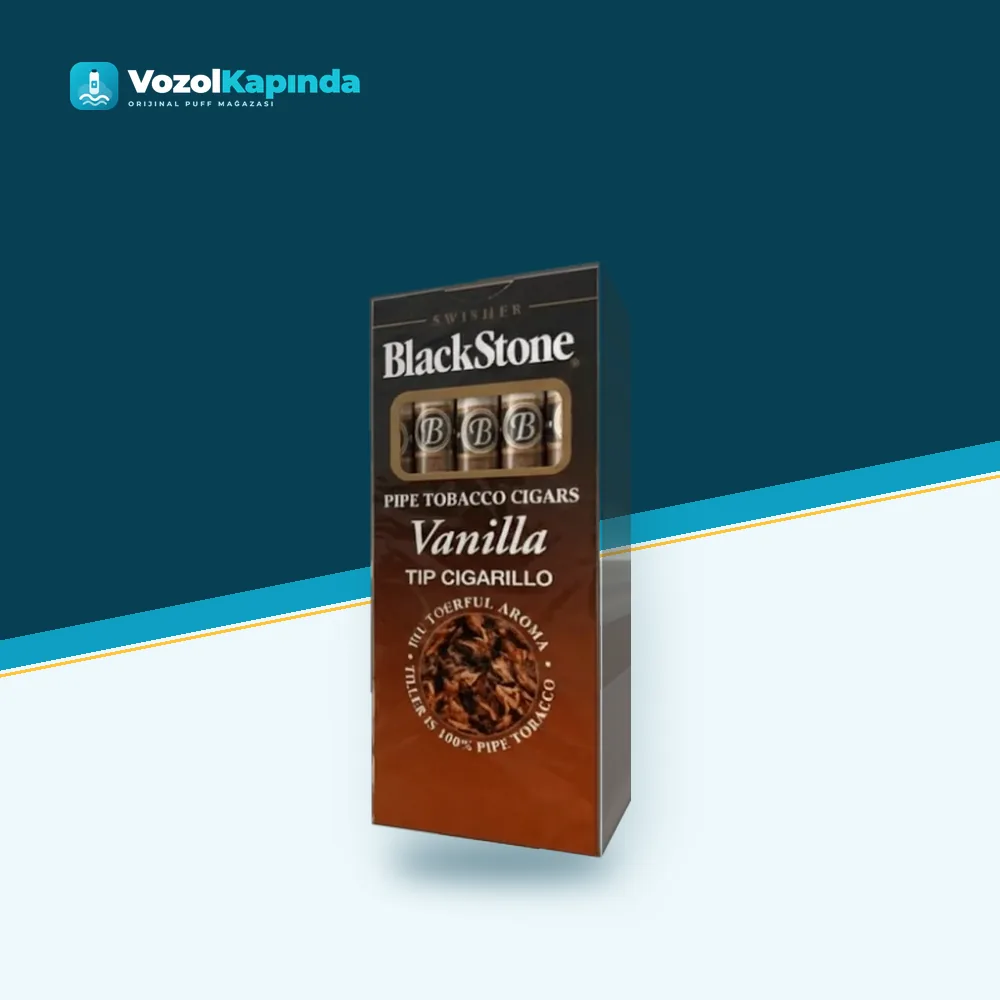 Blackstone Vanilla ağızlıklı sigarillo paket görünümü