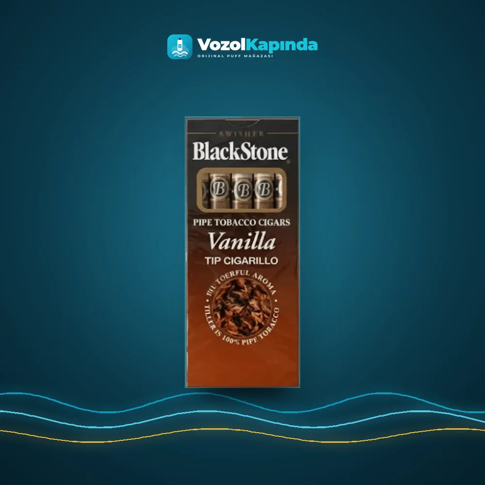 Blackstone Vanilla ağızlıklı sigarillo, Vozol Kapında orijinal sigarillo