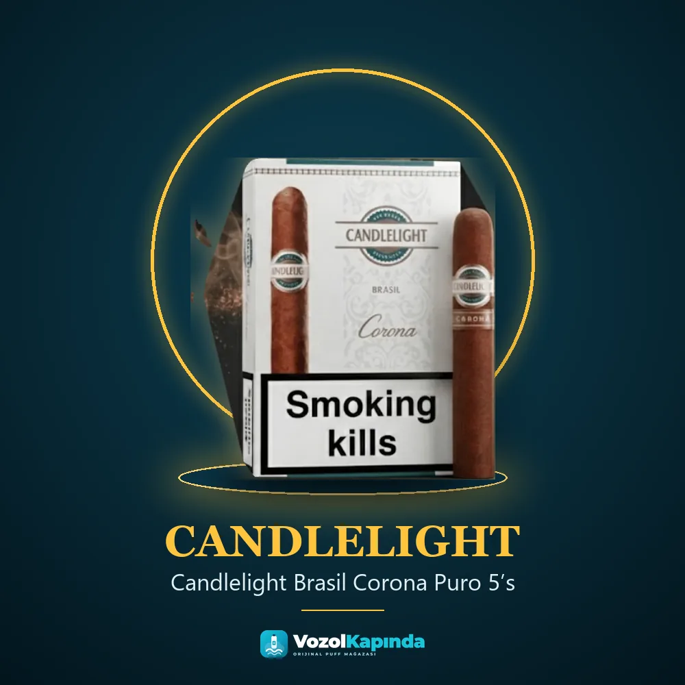 Candlelight Brasil Corona Puro 5’s bilgi kartı, orijinal puro