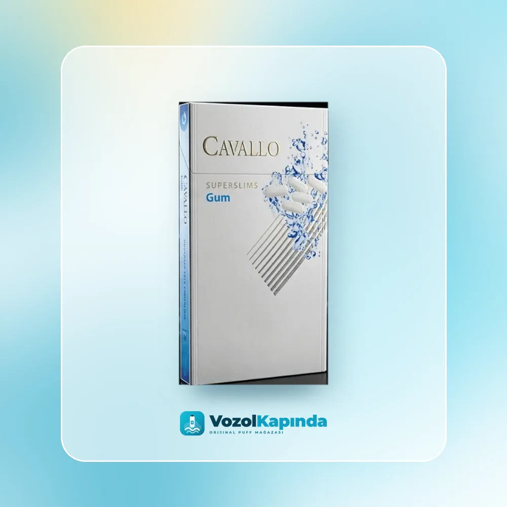 Cavallo Gum Superslim sigara Sakız aromalı fiyatı ve siparişi, Vozol Kapında