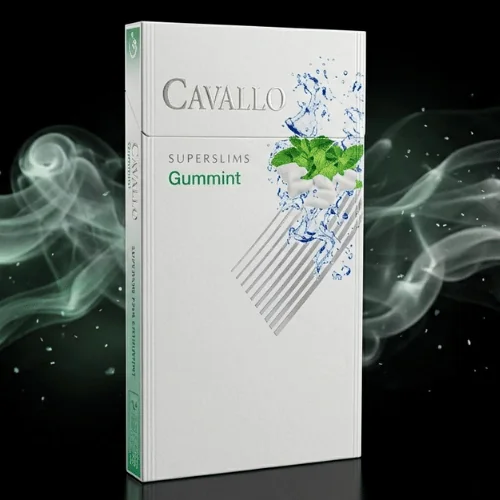 Cavallo Gummint Superslim sigara – Naneli sakız aromalı