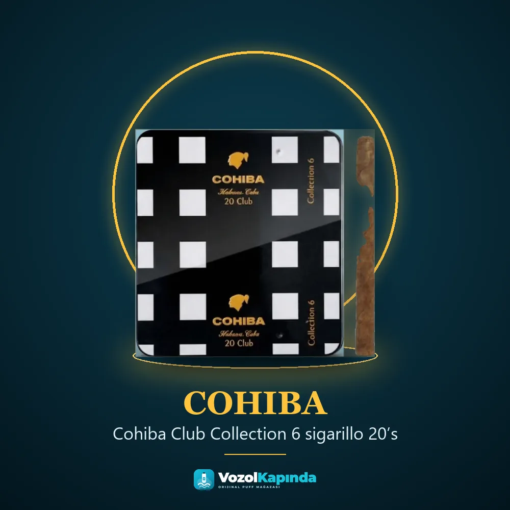 Cohiba Club Collection 6 sigarillo 20’s özellikleri: orijinal ürün, kapıda ödeme, gizli paket