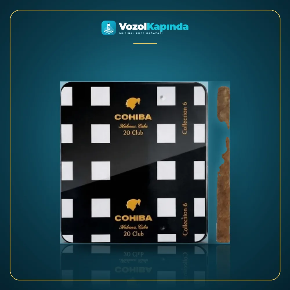 Cohiba Club Collection 6 sigarillo 20’s paket görünümü