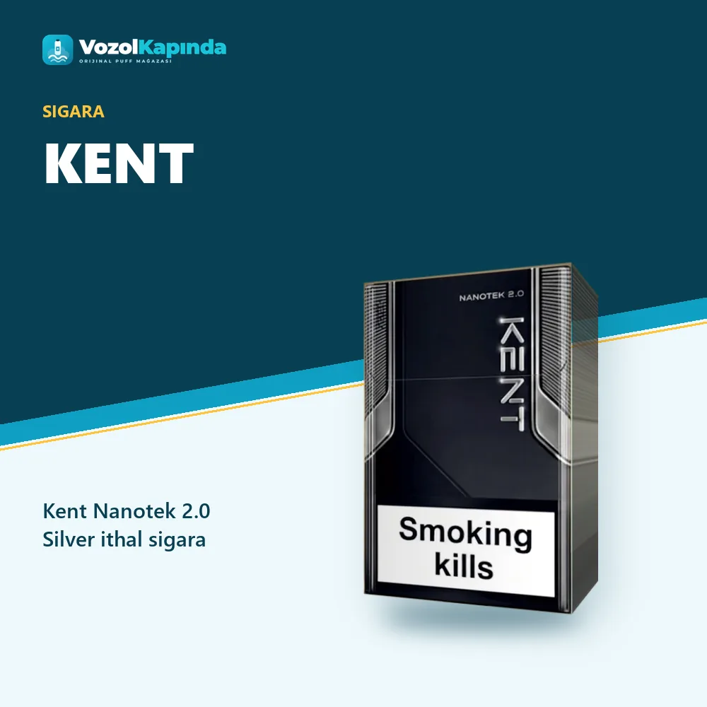 Kent Nanotek 2.0 Silver ithal sigara özellikleri: orijinal ürün, kapıda ödeme, gizli paket