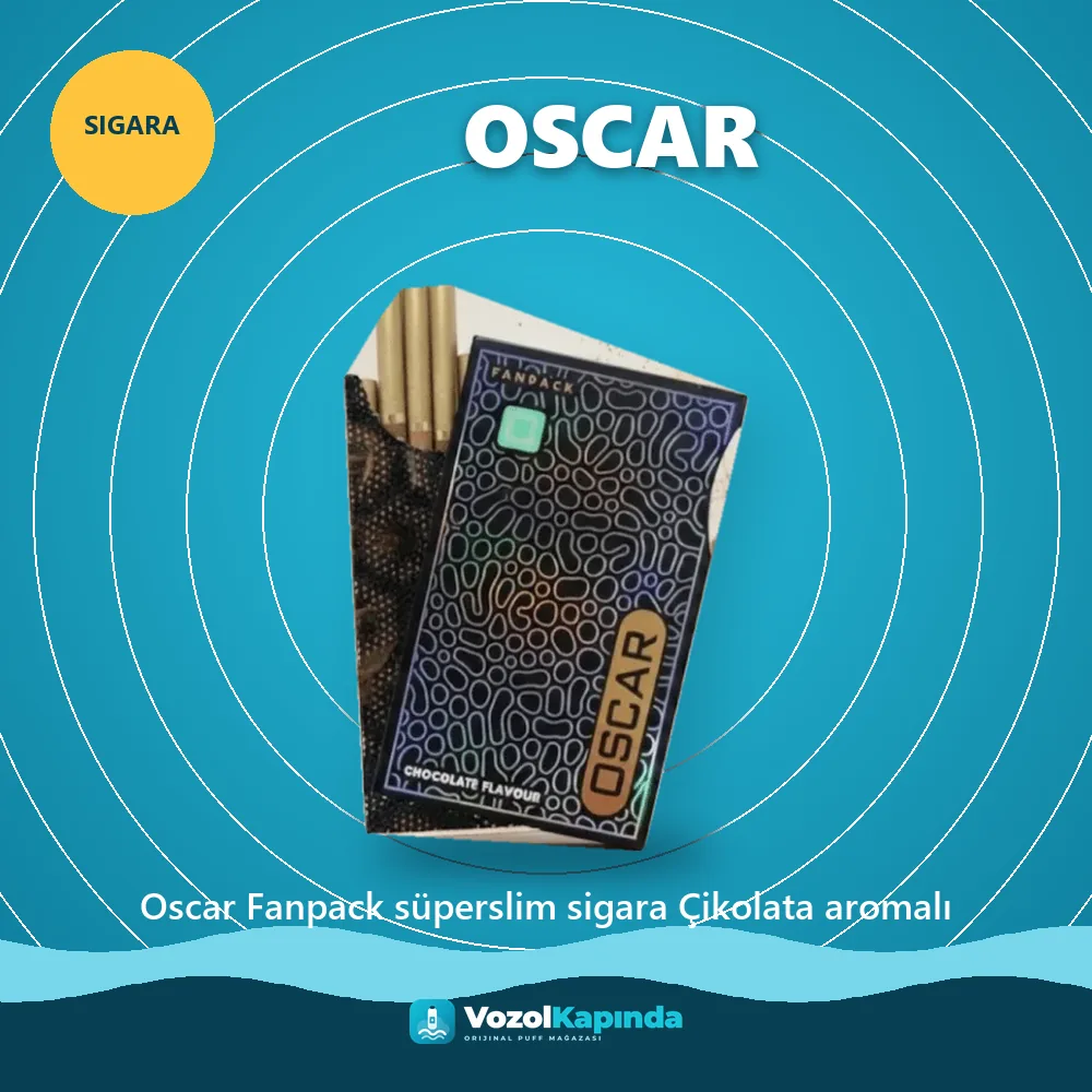 Oscar Fanpack süperslim sigara Çikolata aromalı sipariş avantajları: kapıda ödeme ve gizli paket