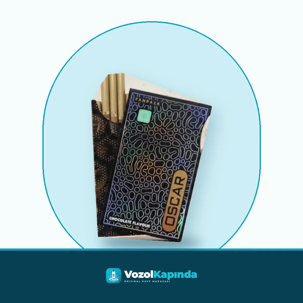 Oscar Fanpack süperslim sigara Çikolata aromalı paket görünümü